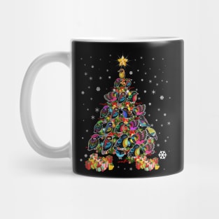 Birds Christmas Tree Mug